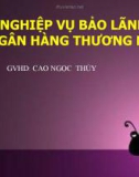 Bải giảng lý thuyết về ngân hàng