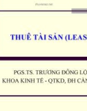 Bài giảng Tài chính doanh nghiệp: Chương 9 - PGS.TS. Trương Đông Lộc