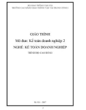 Giáo trình Kế toán doanh nghiệp 2 (Nghề Kế toán doanh nghiệp - Trình độ Cao đẳng) - CĐ GTVT Trung ương I