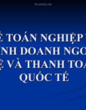 Kế toán ngân hàng_Kinh doanh ngoại tệ và thanh toán quốc tế