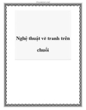 Nghệ thuật vẽ tranh trên chuối