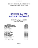 BÁO CÁO BÀI TẬP XÁC SUẤT THỐNG KÊ