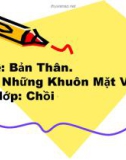 Bài giảng mầm non - Đề tài: Những khuôn mặt vui buồn