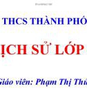 Bài giảng môn Lịch sử lớp 8 - Bài 1: Những cuộc cách mạng tư sản đầu tiên (Tiếp theo)