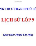 Bài giảng môn Lịch sử lớp 9 - Bài 12: Những thành tựu chủ yếu và ý nghĩa lịch sử của cách mạng khoa học - kỹ thuật