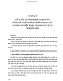 Giáo trình Kế toán kinh doanh du lịch - khách sạn: Phần 2 - Phan Thị Thanh Hà