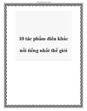 10 tác phẩm điêu khắc nổi tiếng nhất thế giới