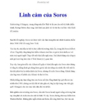 Linh cảm của Soros