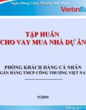 Tập huấn cho vay mua nhà dự án