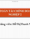 Bài giảng Kế toán tài chính doanh nghiệp 2: Chương 1