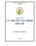 Giáo trình Lý thuyết tài chính tiền tệ: Phần 1