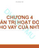 Bài giảng Quản trị ngân hàng thương mại 1: Chương 4 – ĐH Thương mại