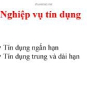 Tài liệu Nghiệp vụ tín dụng