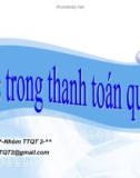 Séc trong thanh toán quốc tế