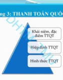 Bài giảng Tài chính quốc tế: Chương 3 - ĐH Thương mại