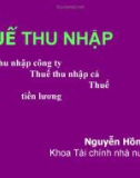 TÀI LIỆU: THUẾ THU NHẬP