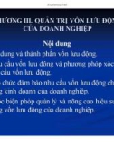 Bài giảng Tài chính doanh nghiệp: Chương 3 - Nguyễn Thị Hà