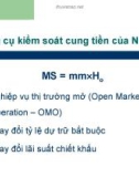 Công cụ kiểm soát cung tiền của NHTW