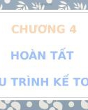 Bài giảng Nguyên lý kế toán: Chương 4 - Trường ĐH Kinh tế