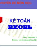 Bài giảng Kế toán Excel - Nguyễn Ngọc Minh