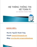 Thị trường chứng khoán - GV Nguyễn Thanh Tùng