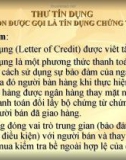 Thư tín dụng (Tín dụng chứng từ)