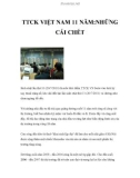 TTCK VIỆT NAM 11 NĂM: NHỮNG CÁI CHẾT