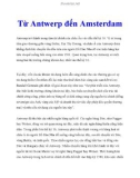 Từ Antwerp đến Amsterdam