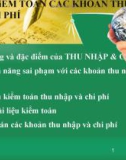 Kiểm toán các khoản thu nhập và chi phí