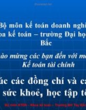 Bài giảng Kế toán tài chính - Chuơng 1