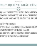 Bài giảng Nghiệp vụ Ngân hàng thương mại: Chương 7.4