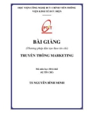 Bài giảng Truyền thông Marketing: Phần 2