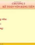 CHƯƠNG 3 KẾ TOÁN VỐN BẰNG TIỀN