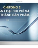 Bài giảng Kế toán chi phí - Chương 2: Phân loại chi phí và giá thành sản phẩm