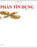 Bài giảng Tín dụng: Chương 1