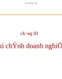 Bài giảng Tài chính tiền tệ: Chương 3 - HV Tài chính