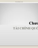 Chương 4 : Tài chính quốc tế