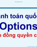 Thanh toán quốc tế Options (Hợp đồng quyền chọn)