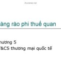 Chương 5: Hàng rào phi thuế quan