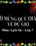 Bài giảng Lịch sử 7 bài 11: Cuộc kháng chiến chống quân xâm lược Tống (1075 - 1077)