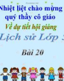 Bài giảng Lịch sử 5 bài 20: Bến Tre đồng khởi