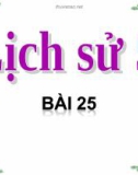 Bài giảng Lịch sử 5 bài 25: Lễ kí hiệp định Paris