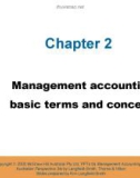 Lecture Management accounting: An Australian perspective: Chapter 2 - Kim Langfield-Smith