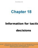 Lecture Management accounting: An Australian perspective: Chapter 18 - Kim Langfield-Smith