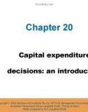 Lecture Management accounting: An Australian perspective: Chapter 20 - Kim Langfield-Smith