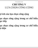 Bài giảng Kinh tế công cộng: Chương 5 - ThS. Bùi Trung Hải