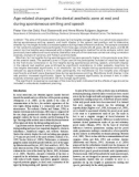 Age-related changes of the dental aesthetic zone at rest and during spontaneous smiling and speech