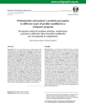 Orthodontists and patient´s aesthetic perception to different types of proﬁ les modiﬁ ed by a computer program