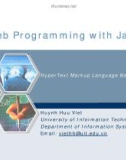 Web Programming with Java - HyperText Markup Language Basics