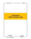 Chương 4: THIẾT KẾ DỮ LIỆU